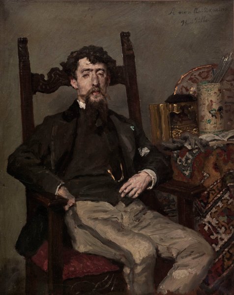 Edouardo Zamacois y Zabala  by Charles-Henri Pille - Hand-Painted Oil Painting Reproduction