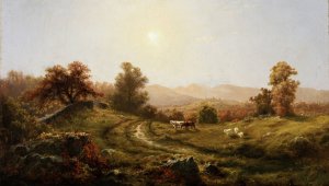 Landscape by Charles Herbert Moore Oil Painting