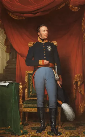 Koning Willem I ten voeten uit by Charles Howard Hodges Oil Painting