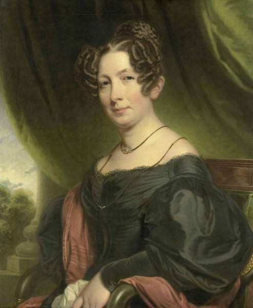 Maria Antoinette Charlotte Sanderson  by Charles Howard Hodges - Hand-Painted Oil Painting Reproduction