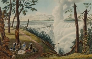 The Falls of Niagara by Charles Hunt Oil Painting