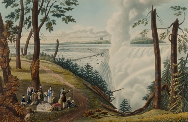 Main Product Photo of The Falls of Niagara  Painting by Charles Hunt
