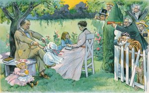 He keeps them worried by Charles Jay Taylor Oil Painting