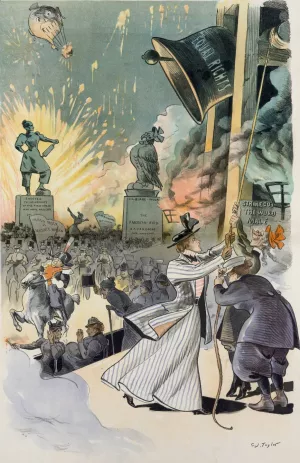 Independence Day of the future by Charles Jay Taylor Oil Painting