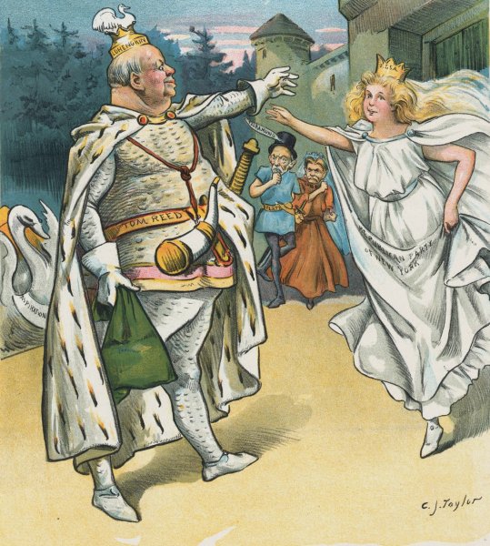 Main Product Photo of Lohengrin Reed is wanted in New York  Painting by Charles Jay Taylor