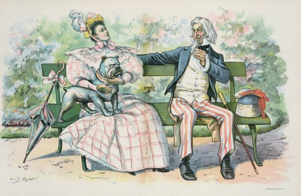 Love me, love my dog  by Charles Jay Taylor - Hand-Painted Oil Painting Reproduction