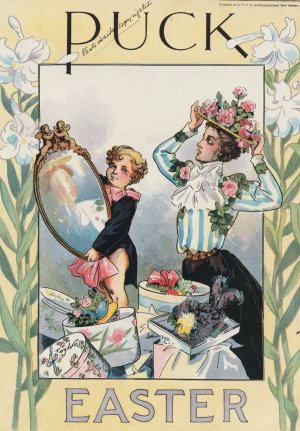 Puck Easter by Charles Jay Taylor Oil Painting