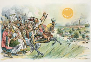 The Joshua of our silly senate in his great act of trying to make the sun stand still by Charles Jay Taylor Oil Painting