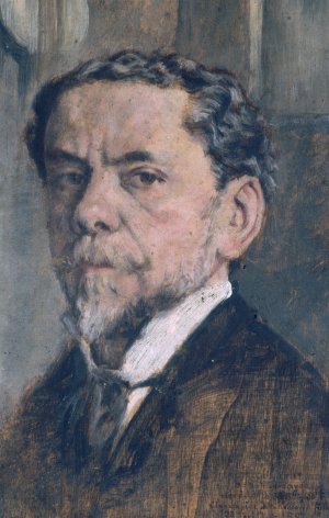 Autoportrait de Charles Courtry by Charles-Jean-Louis Courtry Oil Painting