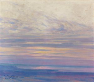 Morgenstimmung am Bodensee by Charles Johann Palmie Oil Painting