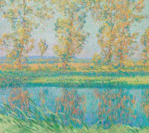 Sommerlandschaft by Charles Johann Palmie Oil Painting