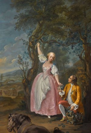 Autumn by Charles-Joseph Flipart Oil Painting