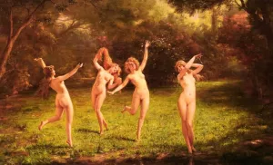 Spring painting by Charles Joseph Soulacroix