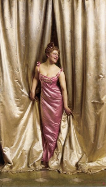 The Entrance by Charles Joseph Soulacroix - Hand-Painted Oil Painting Reproduction
