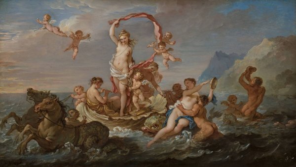 Main Product Photo of Triumph of Amphitrite  Painting by Charles-Joseph Natoire