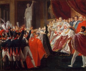 S. A. R. Monseigneur le duc de Bordeaux presente au peuple et a l'armee par S. A. R. Madame la duchesse de Berry by Charles Lafont Oil Painting