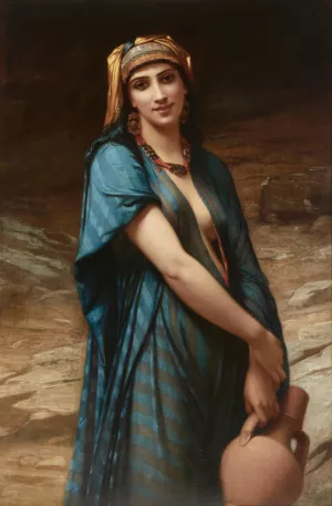 Fetching Water Oil painting by Charles Landelle