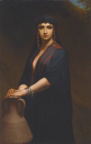 L'orientale by Charles Landelle Oil Painting