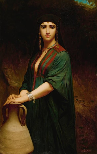 The fellah lady by Charles Landelle - Hand-Painted Oil Painting Reproduction