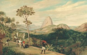 View of Sugarloaf Mountain from the Silvestre Road by Charles Landseer Oil Painting