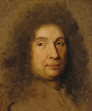 Autoportrait de Charles Lebrun by Charles Le Brun Oil Painting