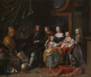 Everhard Jabach by Charles Le Brun Oil Painting