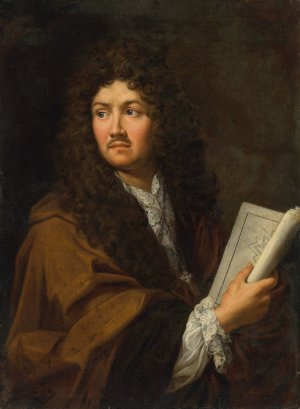 Portrait of Francois Michel le Tellier, marquis de Louvois by Charles Le Brun Oil Painting