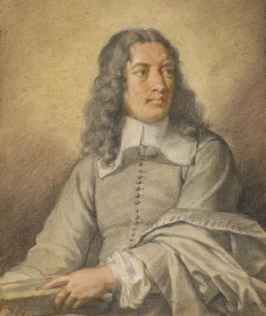 Portrait of M. Quatrehomme du Lys by Charles Le Brun Oil Painting