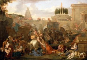 The Massacre Of The Innocents by Charles Le Brun Oil Painting