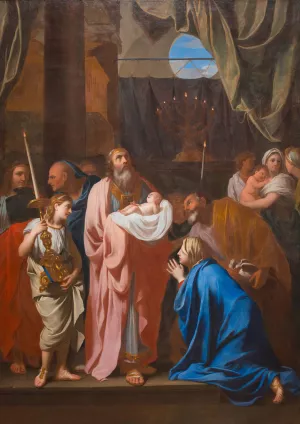 The Presentation of Christ in the Temple by Charles Le Brun Oil Painting
