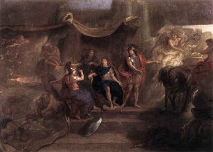 The Resolution of Louis XIV to Make War on the Dutch Republic by Charles Le Brun Oil Painting