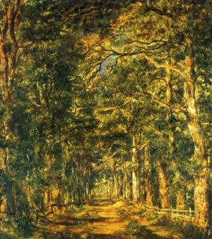 Path Among the Trees at Souliers by Charles Leroux Oil Painting