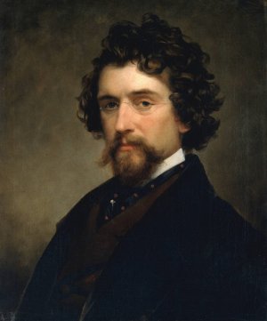 Mathew B. Brady by Charles Loring Elliott Oil Painting