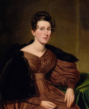 Portrait of a Lady by Charles Loring Elliott Oil Painting