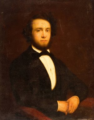 Portrait of Dr. James R. Chilton by Charles Loring Elliott Oil Painting