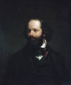 Portrait of the Artist by Charles Loring Elliott Oil Painting