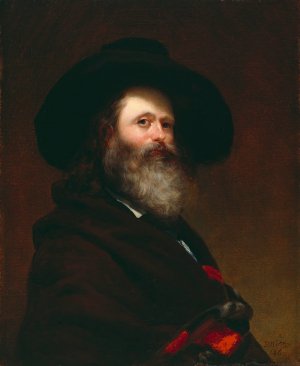 Self Portrait by Charles Loring Elliott Oil Painting