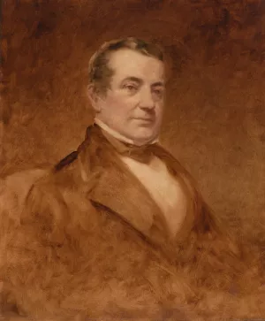 Washington Irving by Charles Loring Elliott Oil Painting