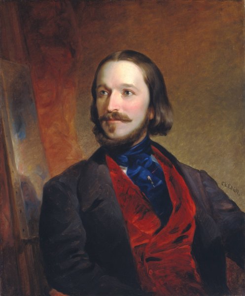 William Sidney Mount  by Charles Loring Elliott - Hand-Painted Oil Painting Reproduction