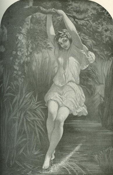 Undine by Charles Louis Mueller - Hand-Painted Oil Painting Reproduction