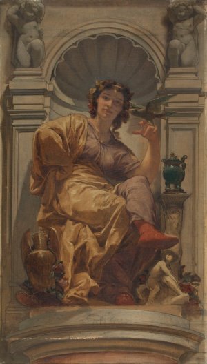 La fantaisie by Charles Louis Muller Oil Painting