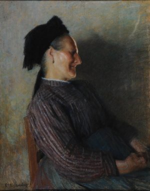 Beatitude by Charles-Lucien Leandre Oil Painting