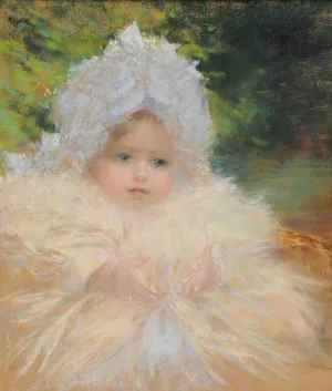Madeleine Lemoine, niece du peintre Oil painting by Charles-Lucien Leandre