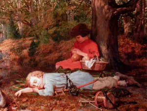 The Bivouac painting by Charles Lucy