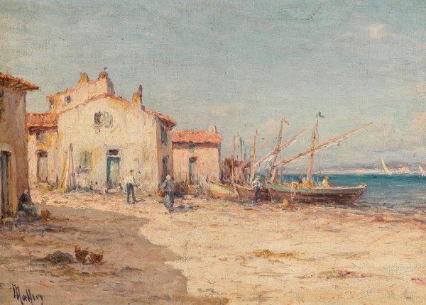Main Product Photo of Martigues Port Painting by Charles Malfroy
