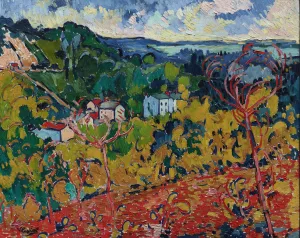 Bougival by Charles Manger Oil Painting