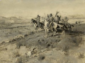 Before The White Man Came by Charles Marion Russell Oil Painting