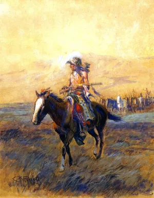Cavalry Mounts for the Brave painting by Charles Marion Russell