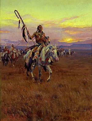 Medicine Man by Charles Marion Russell Oil Painting