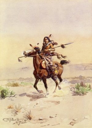 Nobleman of the Plains by Charles Marion Russell Oil Painting
